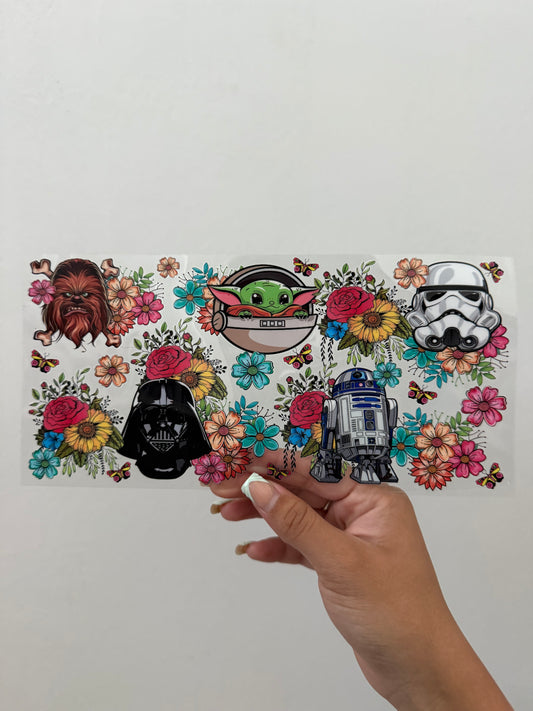 Star Wars flowers wrap