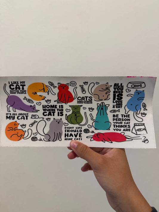 Cat sayings wrap