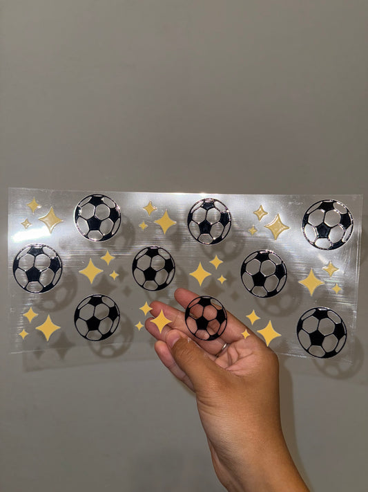 Soccer x sparkles wrap