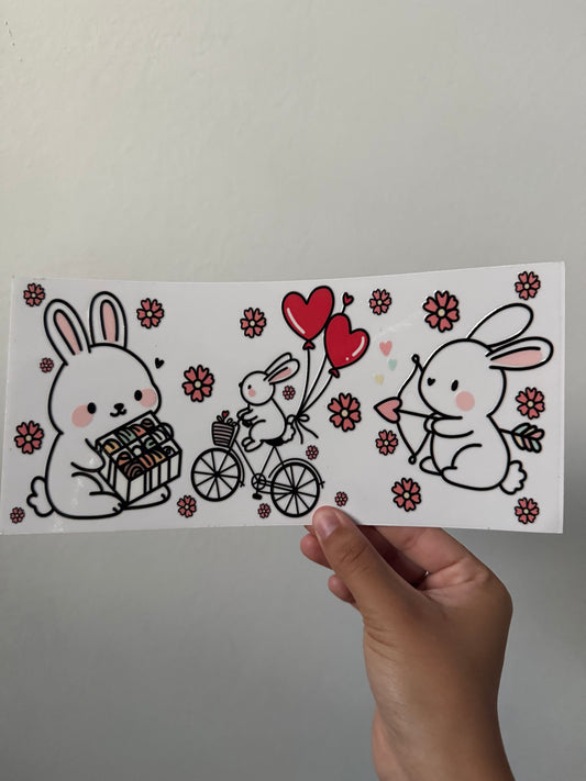 Bunny on bike wrap