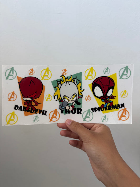 Marvel Daredevil Thor Spiderman Wrap