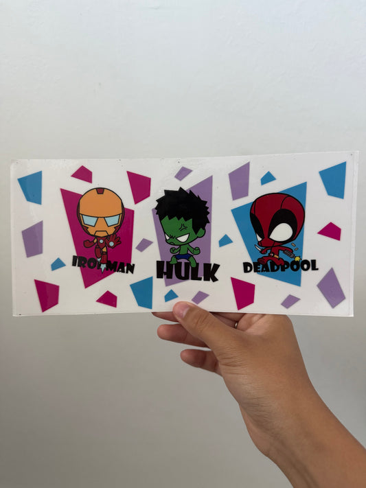 Marvel Ironman Hulk Spiderman Wrap