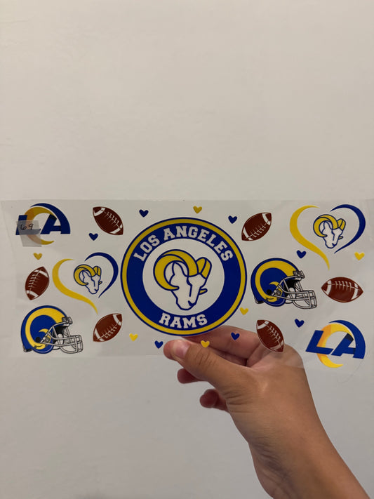 LA Rams hearts wrap