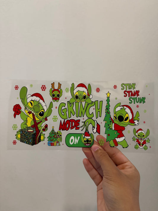 Stitch Grinch mode on Wrap