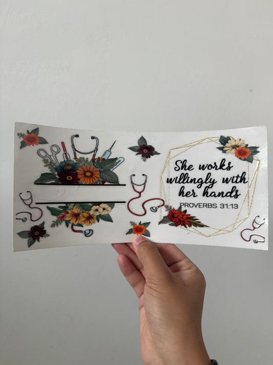 Nurse Flower Wrap