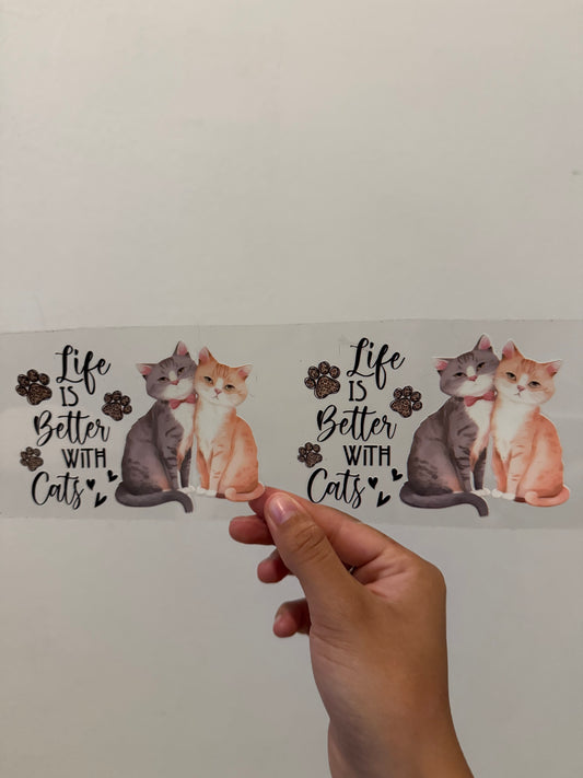 Life is better with cats wrap