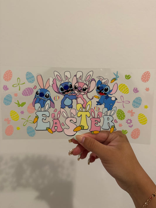 Easter pastel stitch wrap
