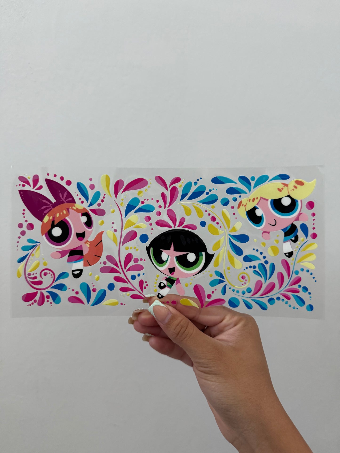 Power puff girls leaf wrap