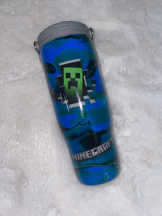 Personalized Epoxy Minecraft Tumbler