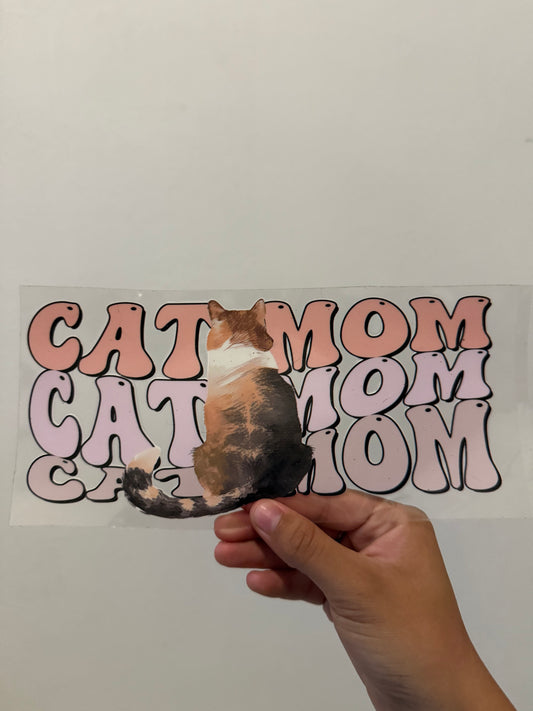 Cat Mom pink wrap