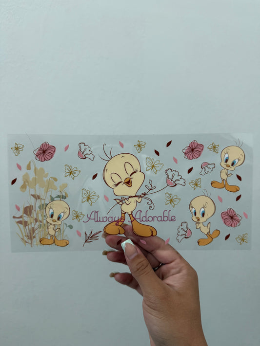 Tweety cartoon wrap