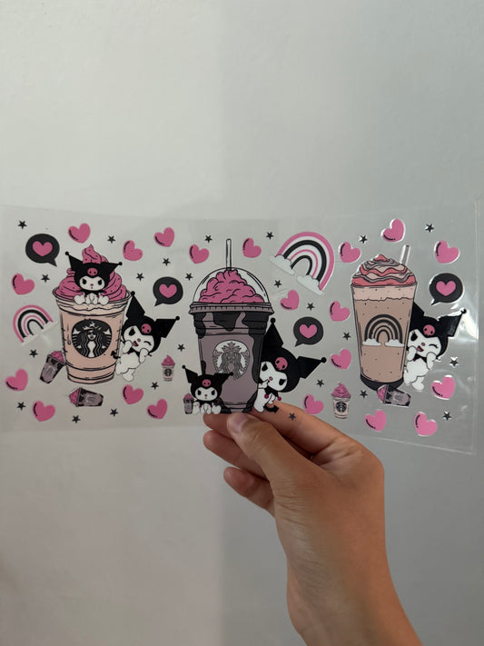 Kuromi Starbucks drinks Wrap