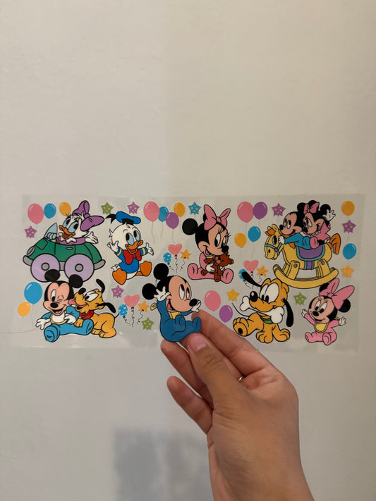 Baby Mickey characters wrap