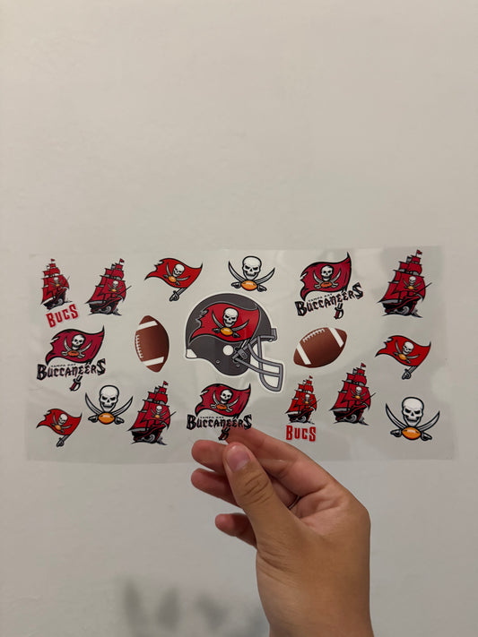 Buccaneers helmet logo wrap