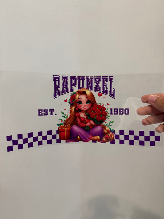 Rapunzel Bouquet Roses Checkers Wrap