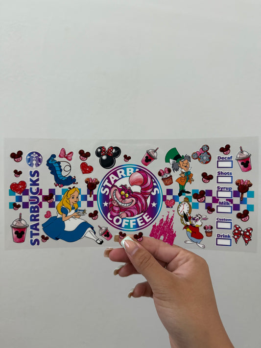 Alice in wonderland Cheshire wrap