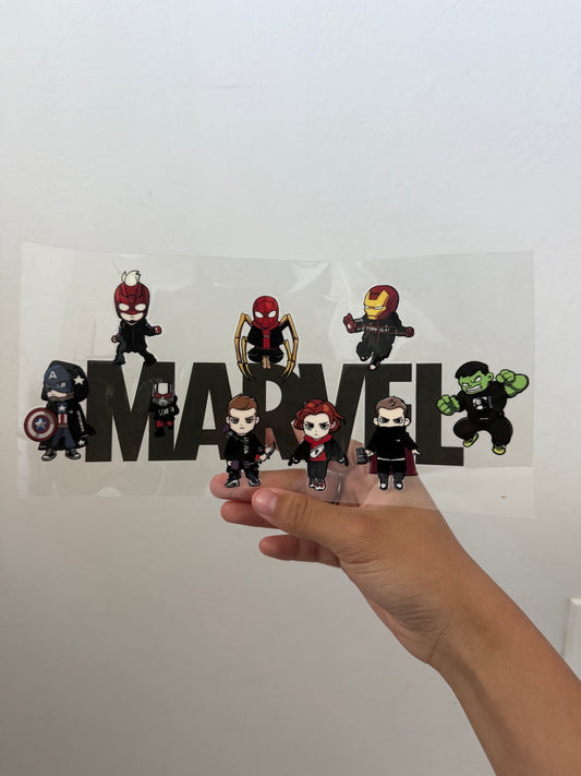 Marvel Sign W/ characters Wrap