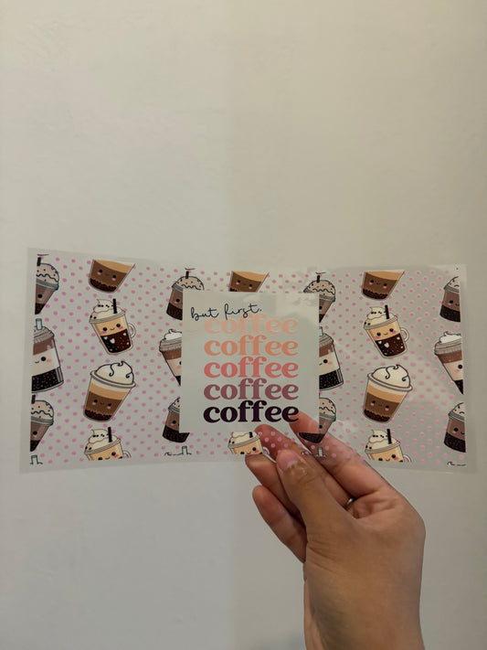 Coffee PolkaDot Wrap