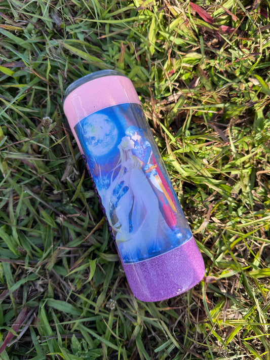 Personalized Epoxy Sailor Moon Tumbler