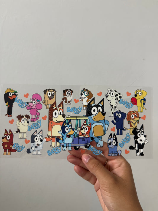 Bluey friends wrap