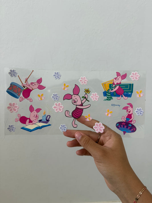 Happy Piglet Flower Wrap