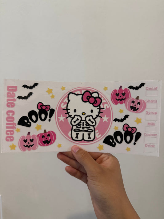 Hello Kitty Starbucks Skeleton Wrap
