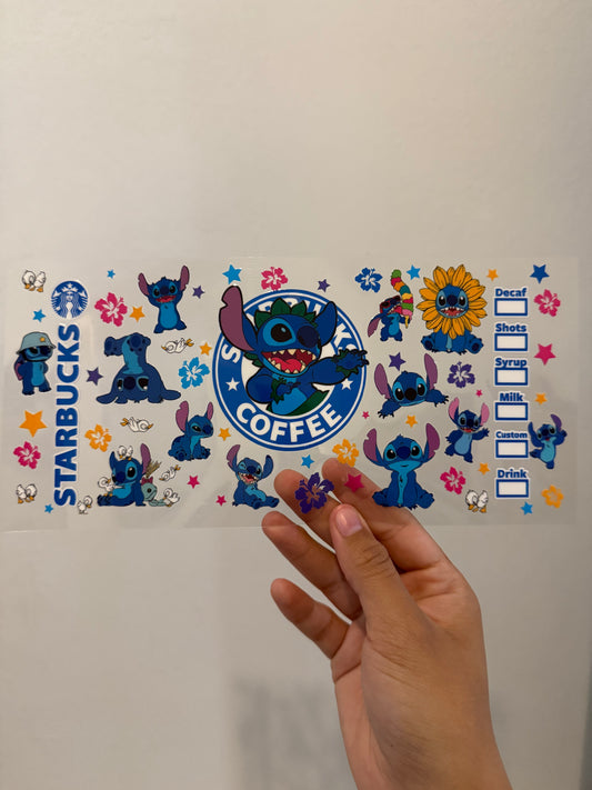 Stitch Starbucks sunflower wrap