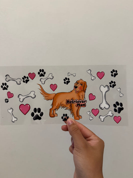 Golden retriever mom wrap