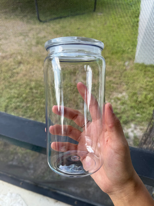 16oz Regular Acrylic Cup w/ plastic lid