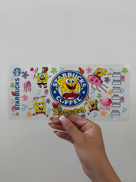 SpongeBob Starbucks wrap