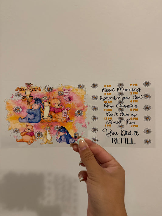 Winnie refill cup wrap