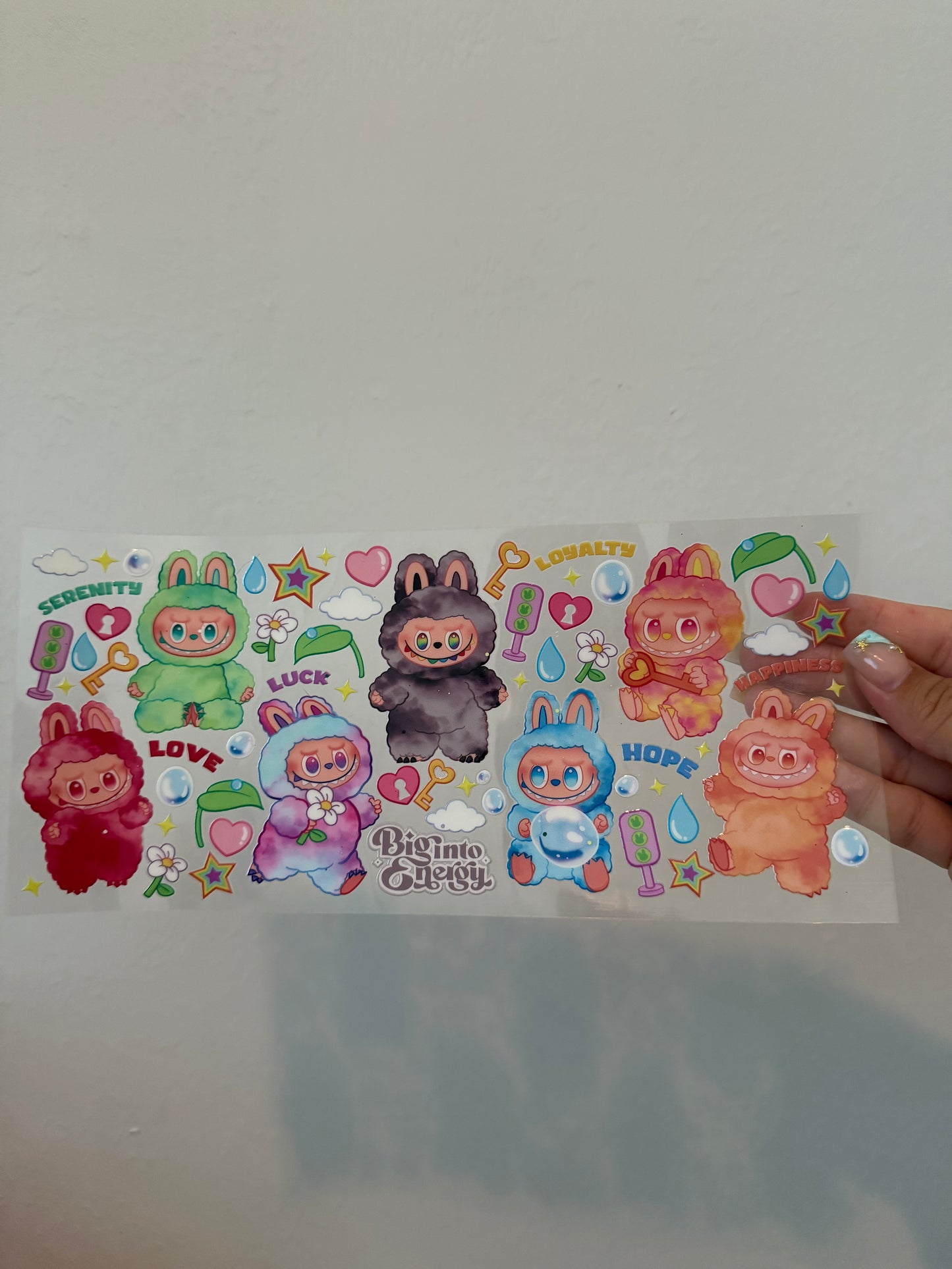 Labubu characters wrap