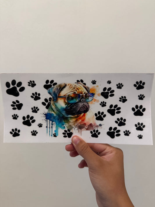 Pug glasses wrap