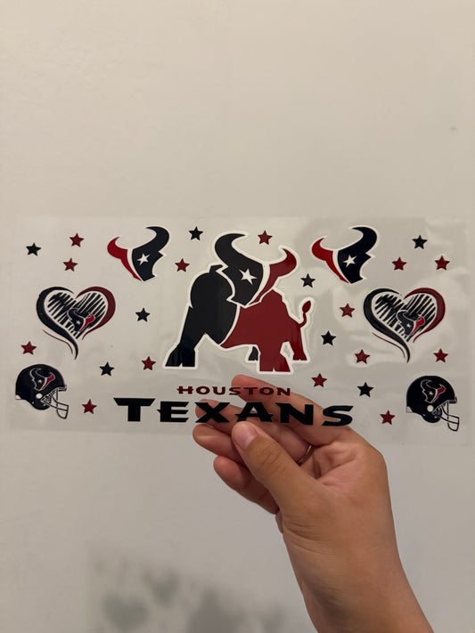 Texans bull logo wrap