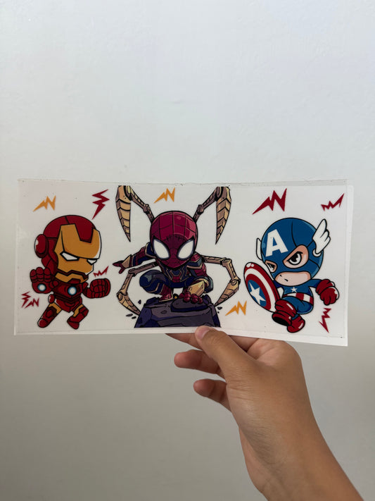 Marvel Ironman Spiderman Captian America Wrap